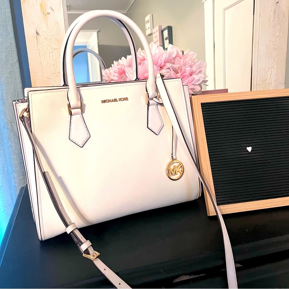 Hope Large Saffiano Leather Satchel